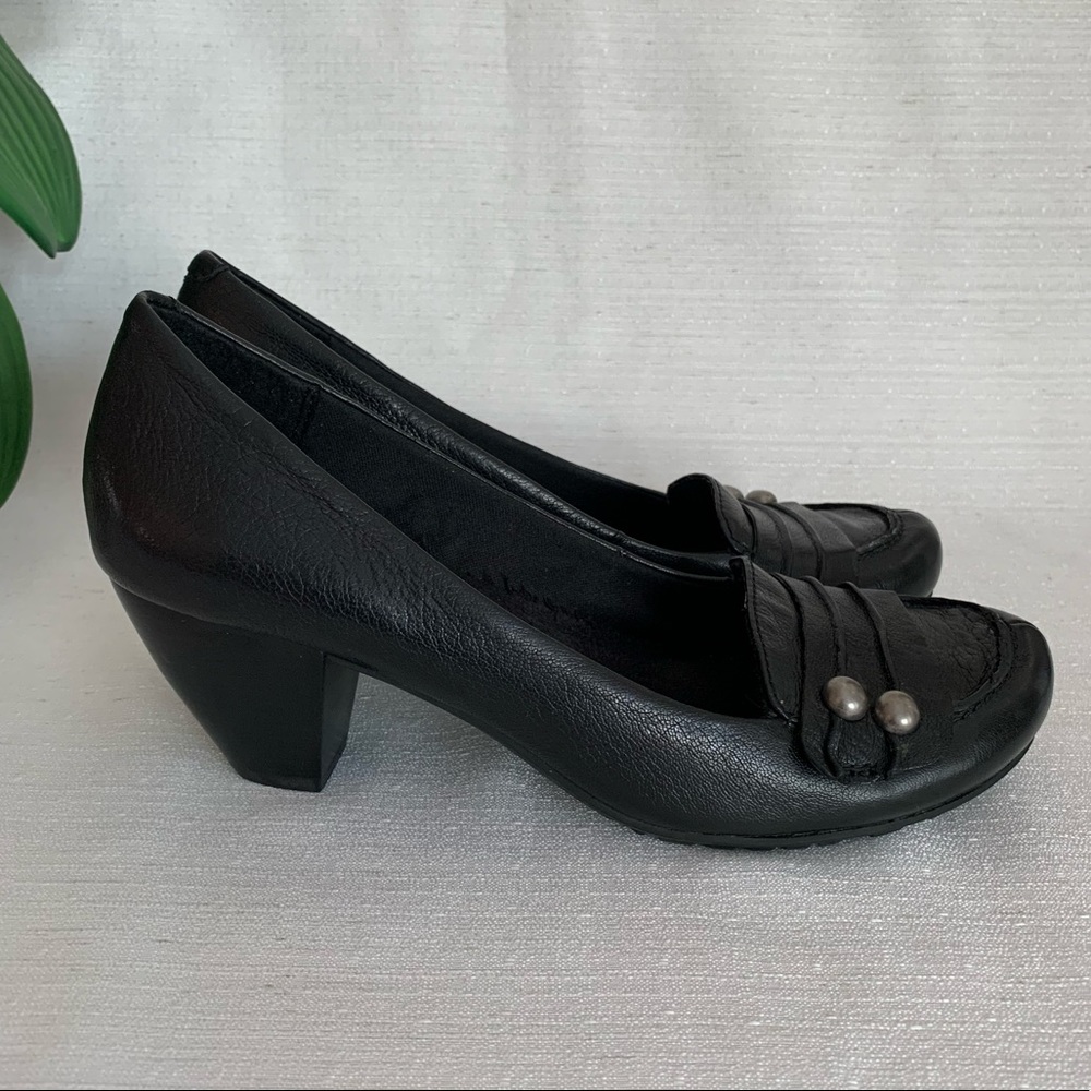 Trendsetter Trinni Black Leather Pumps Woman’s 8.5M